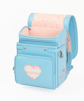 【送料無料】【２０２６年３月中旬以降届】ランドセル　Ｌｏｖｅ　Ｈｅａｒｔ　ラブハート　ミントブルー