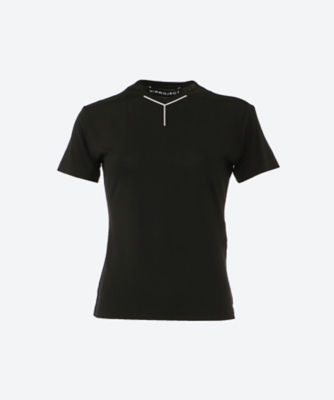 ＜三越伊勢丹/公式＞ Y/PROJECT (Women)/ワイ プロジェクト Tシャツ BLACK トップス【三越伊勢丹/公式】