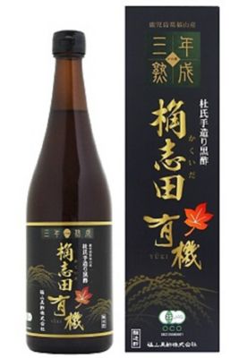 鹿児島/福山黒酢/フクヤマクロズ ★【産直】３年熟成　桷志田　有機黒酢　７２０ｍｌ