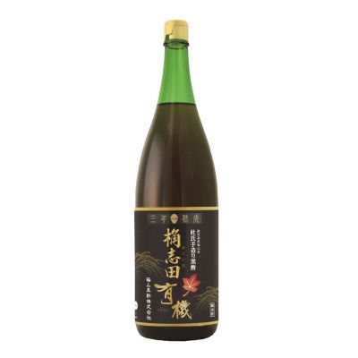 福山黒酢 桷志田 5年熟成 有機黒酢 桷志田 宝 1000ml - 酢