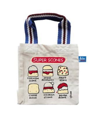 ＜Julia GASH＞★ショッピングバッグ　小　スーパースコーン　ストライプハンドル