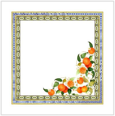 ★４ＤＩＮＮＥＲ　Ａｍａｌｆｉ　ポーチ入リネンナプキンセット