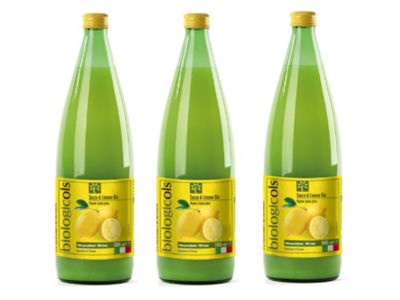 ＜ビオボンジョルノ＞★シチリア産有機レモン果汁１Ｌ３本セット