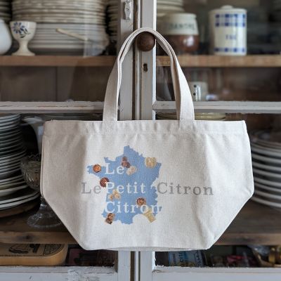 ＜Le Petit Citron＞【フランス展おまとめ】★トートバッグ「ＬＥ　ＰＥＴＩＴ　ＣＩＴＲＯＮ」