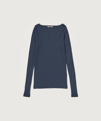 ＨＩＧＨ ＧＡＵＧＥ ＳＨＥＥＲ ＲＩＢ ＢＯＡＴ ＮＥＣＫ Ｌ／Ｓ ＴＥＥ Ａ２４ＡＰ０３ＨＦ | AURALEE (Women)/オーラリー |  三越伊勢丹オンラインストア・通販【公式】