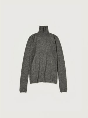 ＜AURALEE (Women)＞ＫＩＤ　ＭＯＨＡＩＲ　ＳＨＥＥＲ　ＫＮＩＴ　ＴＵＲＴＬＥ　Ａ２４ＡＰ０３ＦＧ