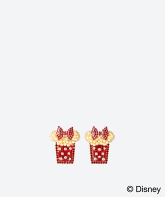 ＜taMa (Women)＞★ＰＯＰ　ＣＯＲＮ／Ｍｉｎｎｉｅ　ｍｏｕｓｅ／イヤリング【ディズニーおまとめ】