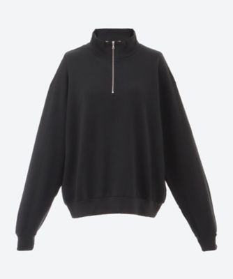 ＜AURALEE (Women)＞ＳＵＰＥＲ　ＨＩＧＨ　ＧＡＵＧＥ　ＳＷＥＡＴ　ＨＡＬＦ　ＺＩＰ　Ｐ／Ｏ　Ａ２４ＡＰ０３ＣＵ