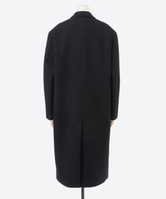 Sponge Wool Melton Chesterfield Coat – La Garçonne