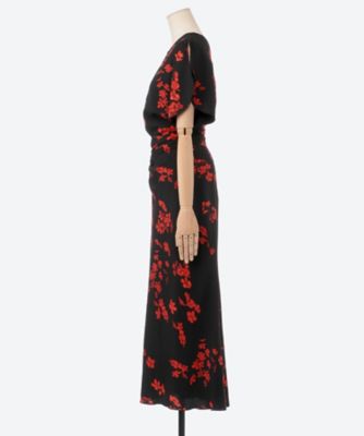 ヴィクトリアベッカム ワンピース ロング ドレス クリーニング済 ヴィクトリアベッカム ドレス シャーリング ロング ワンピース