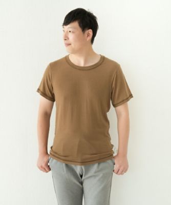 kiso natural dye/キソナチュラルダイ ★マシュマロインナーUネック半袖