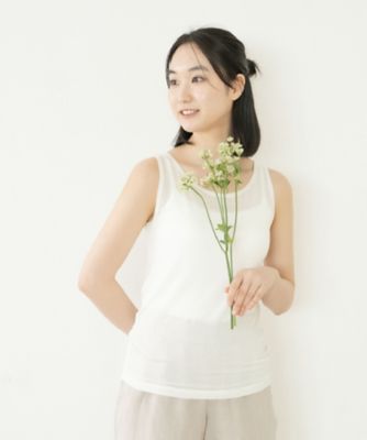 kiso natural dye/キソナチュラルダイ ★マシュマロインナータンクトップ