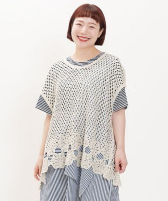 ハンドクロシェでベスト