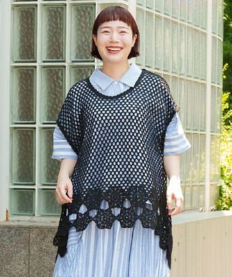 ハンドクロシェでベスト