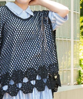 ハンドクロシェでベスト
