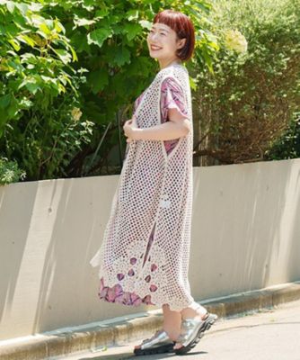 ハンドクロシェでジレー