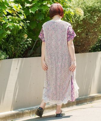 ハンドクロシェでジレー