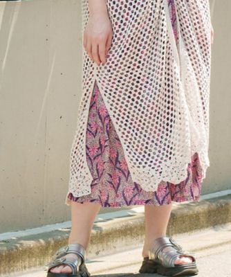 ハンドクロシェでジレー