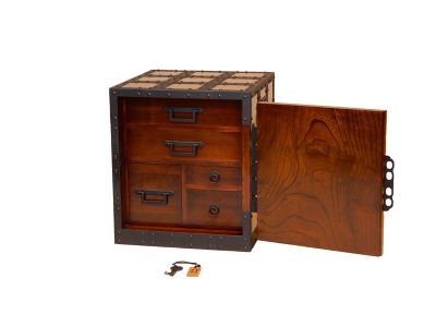 ★【受注商品】船箪笥　懸硯（佐渡型）