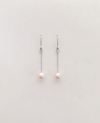 愛媛/松本真珠/マツモトシンジュ ★【受注商品】越物サンゴパール　スウィングピアス