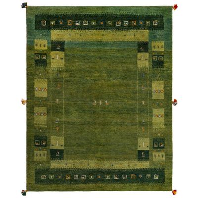 【SALE】三越伊勢丹オンラインストア ペルシャ手織りギャッベ ラグMサイズ 7 (2)G1154 【三越伊勢丹/公式】