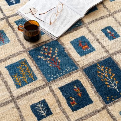 ☆ペルシャ手織りギャッベ ラグMサイズ 7 | 三越伊勢丹オンライン