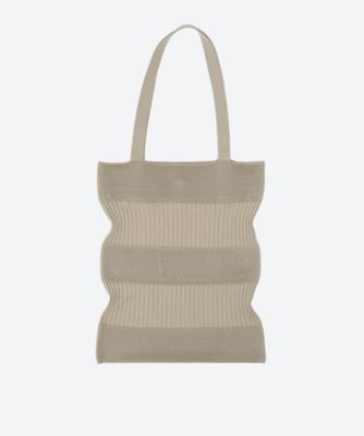 CFCL ハンドバッグ バッグ CFCL notched rib bag 1 ニット ハンドバッグ ブルー レディース