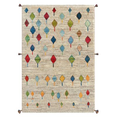 【SALE】三越伊勢丹オンラインストア ペルシャ手織りギャッベ ラグMサイズ 8 (1)G858 【三越伊勢丹/公式】