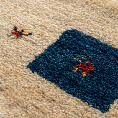 ★ペルシャ手織りギャッベ　玄関マットＭサイズ　１０