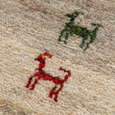 ★ペルシャ手織りギャッベ　チェアサイズ　１４
