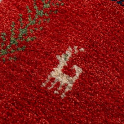 ★ペルシャ手織りギャッベ　チェアサイズ　１５