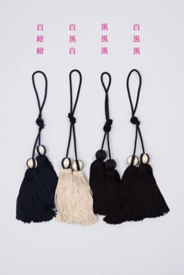 売り切れ必至！ ☆日傘のタッセル（二連・白黒白） | SURREY TASSEL/サリー テーブル・チェア・ハンモック