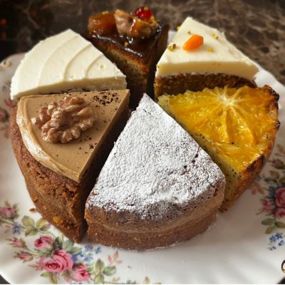 ★グルテンフリー・英国ケーキ６種アソートと紅茶のセット