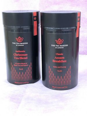 ＜THE TEA MAKERS OF LONDON＞★クリスマスティーブレンド＆アッサムブレックファスト　２本組セット