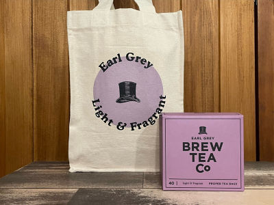 ＜Brew Tea Co.＞★アールグレイ（ティーバッグ４０包入）トートバッグ　アールグレイ