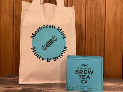 ＜Brew Tea Co.＞★モロッカンミント（ティーバッグ４０包入）トートバッグ　モロッカンミント