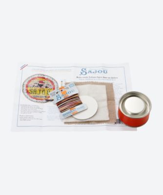 SAJOU/サジュ― ★クロスステッチ小物入れキット「テアトル」