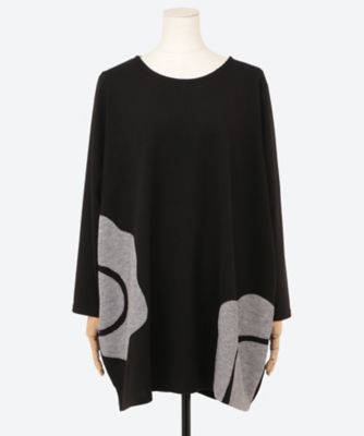 ☆ジャガードフラワーモチーフプルオーバー（クローバー） | QUINTY  