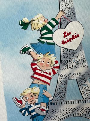 ☆デジグラフィ「エッフェル塔」 | Les Triples/みつごちゃん | 三越