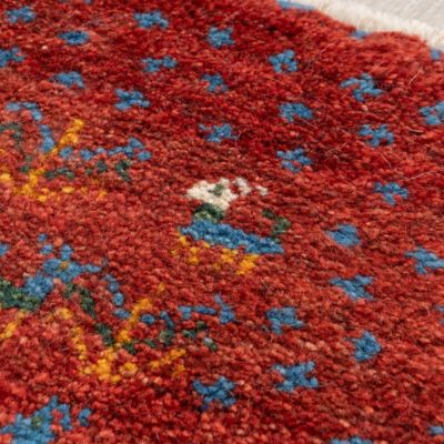 ★ペルシャ手織りギャッベ　チェアサイズ　１８