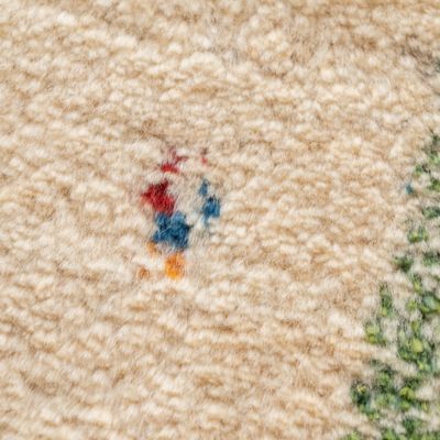 ★ペルシャ手織りギャッベ　チェアサイズ　１８