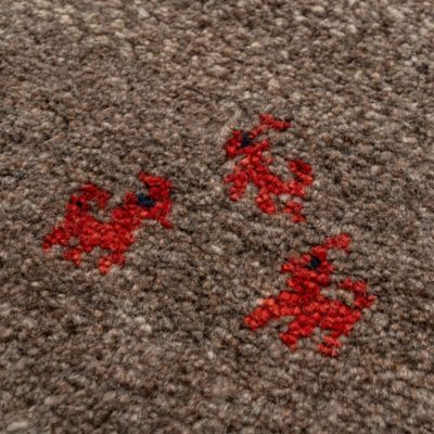 ★ペルシャ手織りギャッベ　チェアサイズ　１９