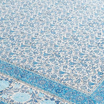 ★手染めペルシャ更紗（マルチカバー）２２０×２８０ｃｍ　４