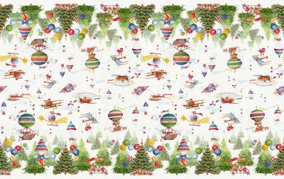 ☆クリスマスリネンテーブルクロス ＜エアー クリスマス＞ | Tessitura