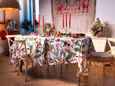 ☆クリスマスコットンテーブルクロス ＜ナットヌック＞ | Tessitura