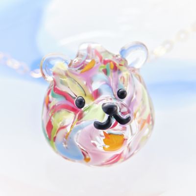 ★【産直】【Ｃｒｙｓｔａｌ】　「クマクリスタル」　（１４ＫＧＦチェーン付き）