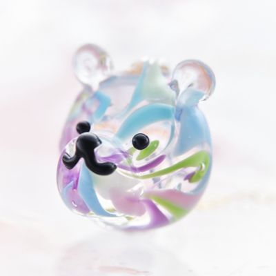 ★【産直】【Ｃｒｙｓｔａｌ】　「クマクリスタル」（１４ＫＧＦチェーン付き）
