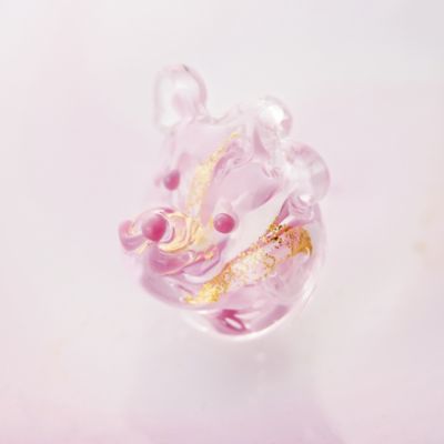 ★【産直】【Ｃｒｙｓｔａｌ】　「クマクリスタル」（１４ＫＧＦチェーン付き）