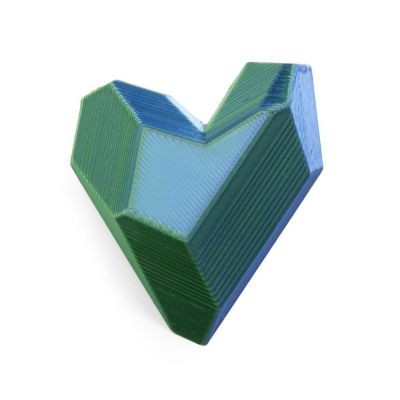 ★ハートブローチ　３Ｄ　ｐｒｉｎｔｅｄ