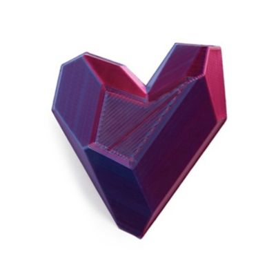 ★ハートブローチ　３Ｄ　ｐｒｉｎｔｅｄ